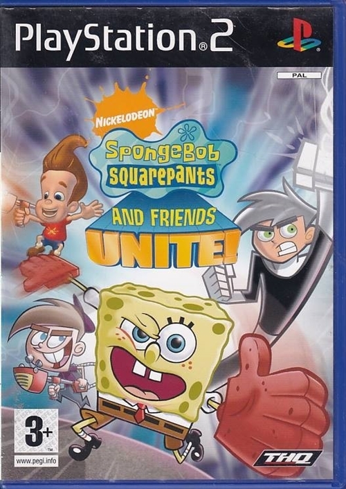 SpongeBob SquarePants and Friends Unite - PS2 (B Grade) (Genbrug)
